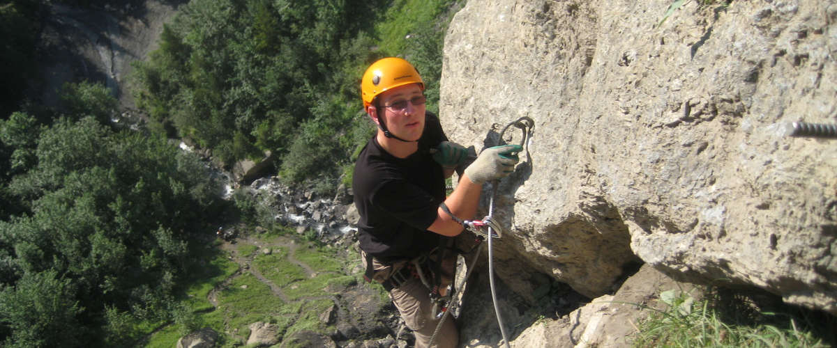 Kandersteg-Allmenalp via ferrata, Kandersteg, Switzerland - 2009